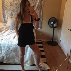 Black brandy overalls